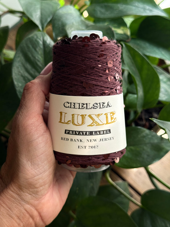 Chelsea Luxe Private Label Starlight Cocoa/Coca Sequins