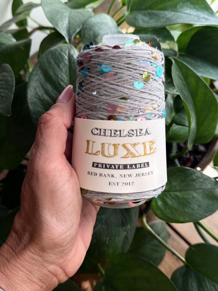 Chelsea Luxe Private Label Starlight Grey /Multi Sequins