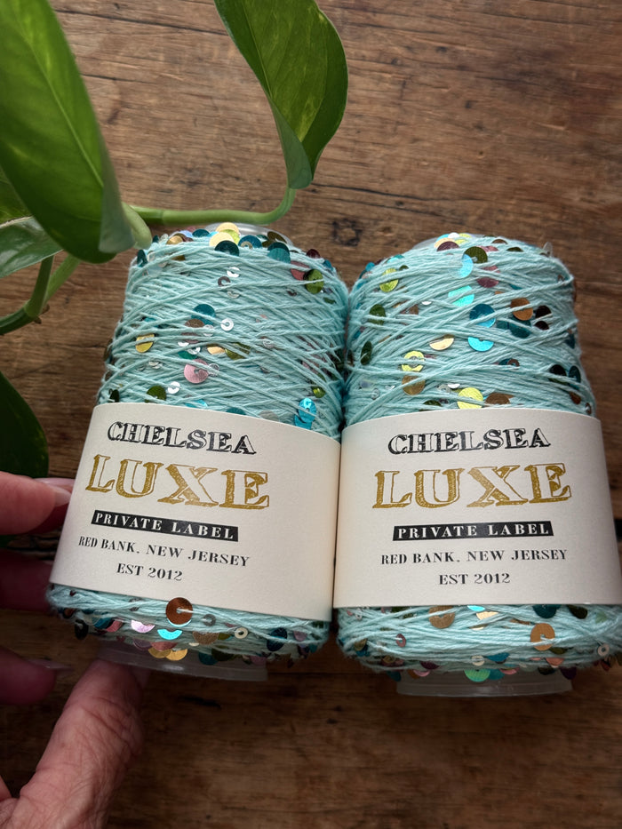 Chelsea Luxe Private Label Starlight Mint/Multi Sequins