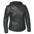 Cher - Women's Lambskin Leather Motorcycle Jacket