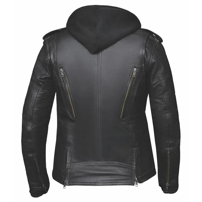 Cher - Women's Lambskin Leather Motorcycle Jacket