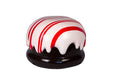 Chocolate and Red Covered 18" Striped Truffle