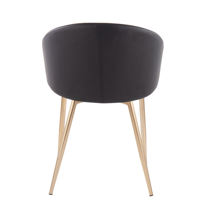 Claire Chair Gold Pu