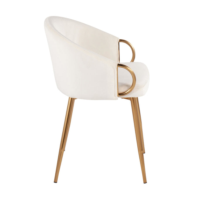 Claire Chair Steel Gold