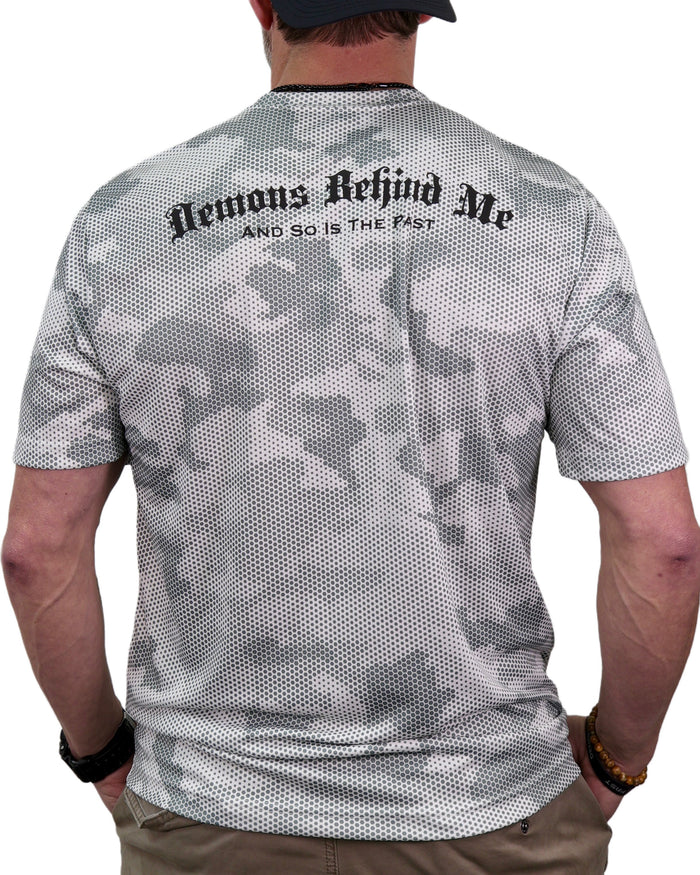Classic Logo Camo-Hex  Premium Performance Tee