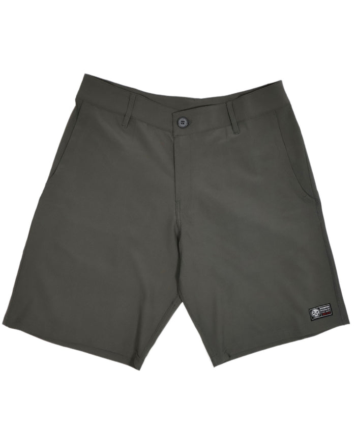 CLOSEOUT Gunmetal Stretch Hybrid Shorts