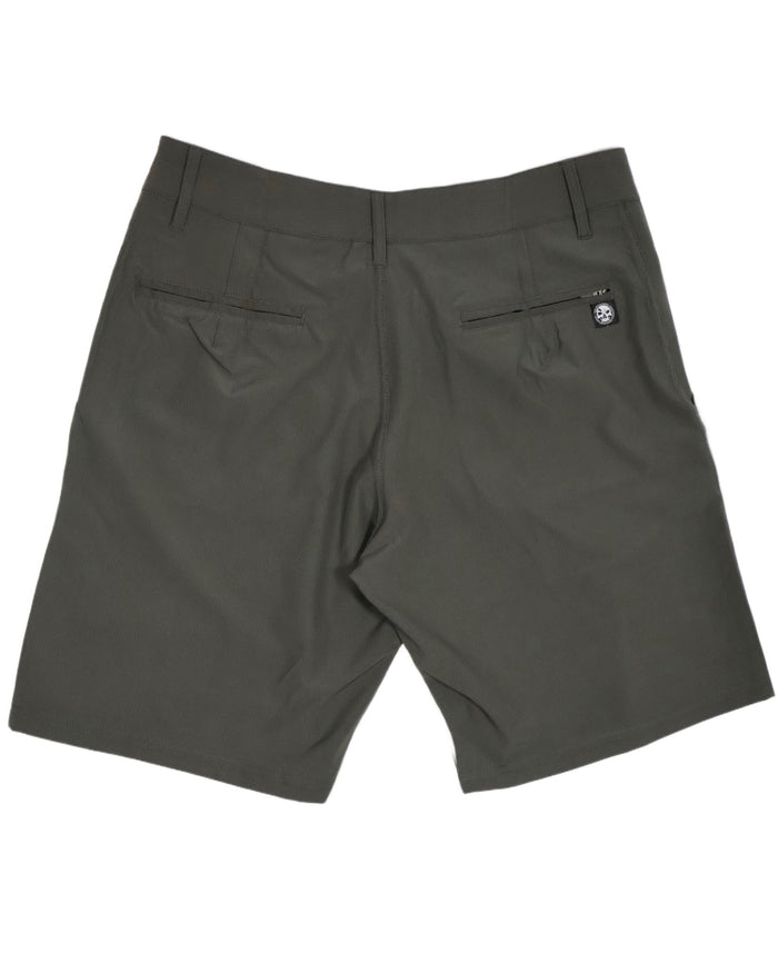 CLOSEOUT Gunmetal Stretch Hybrid Shorts