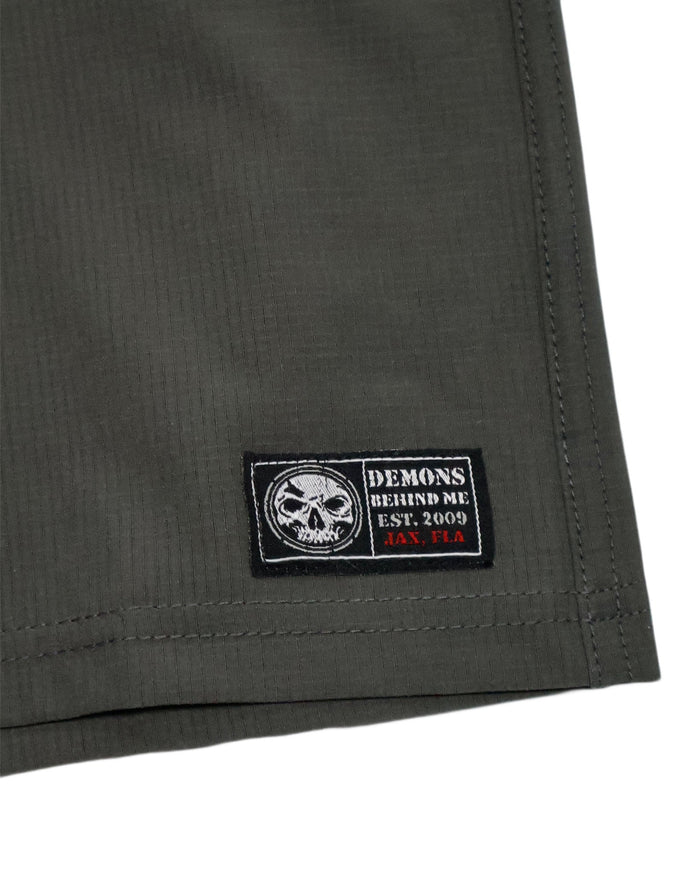 CLOSEOUT Gunmetal Stretch Hybrid Shorts