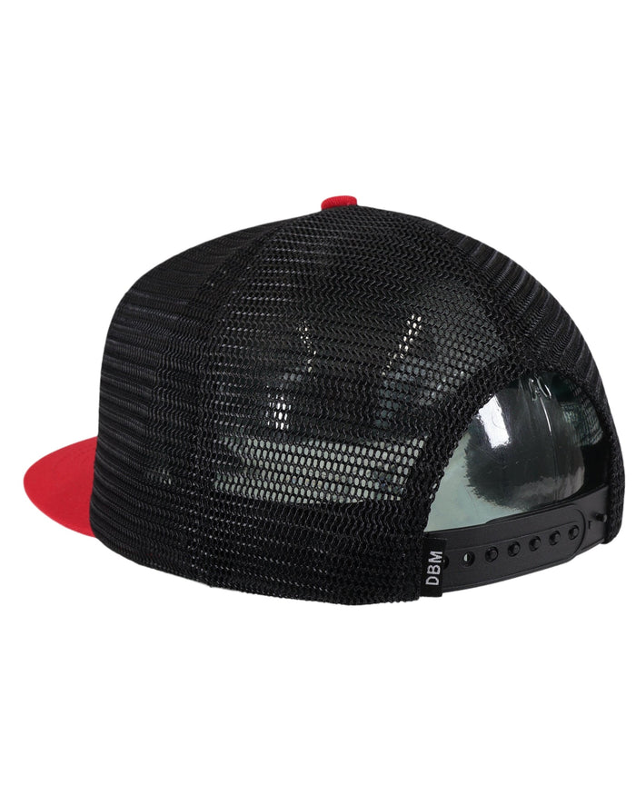 CLOSEOUT Red Classic Trucker "F The Past" Patch Hat