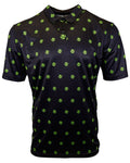 Clover Skull Patterned Performance Polo