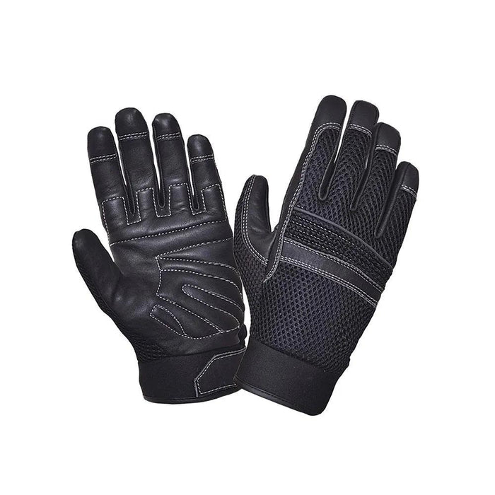CoolMesh Grip - Men's Leather/Mesh Motorcycle Gloves