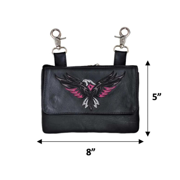 Cowhide Clip-On Bag for Women