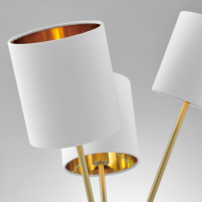 Crisanta Velvet Shade Floor Lamp