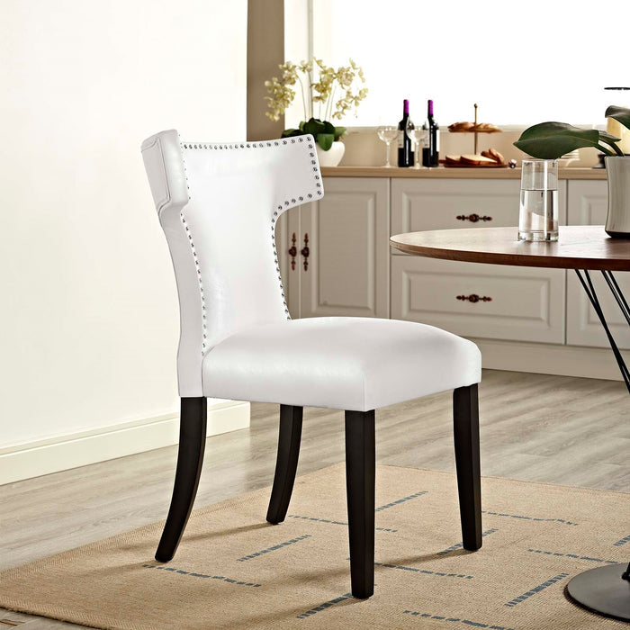 Curve Vinyl Dining Chair