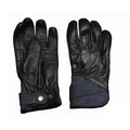 DenimLock - men's Leather/Denim Motorcycle Gloves