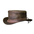 Desperado - Men's Distressed Leather Top Hat
