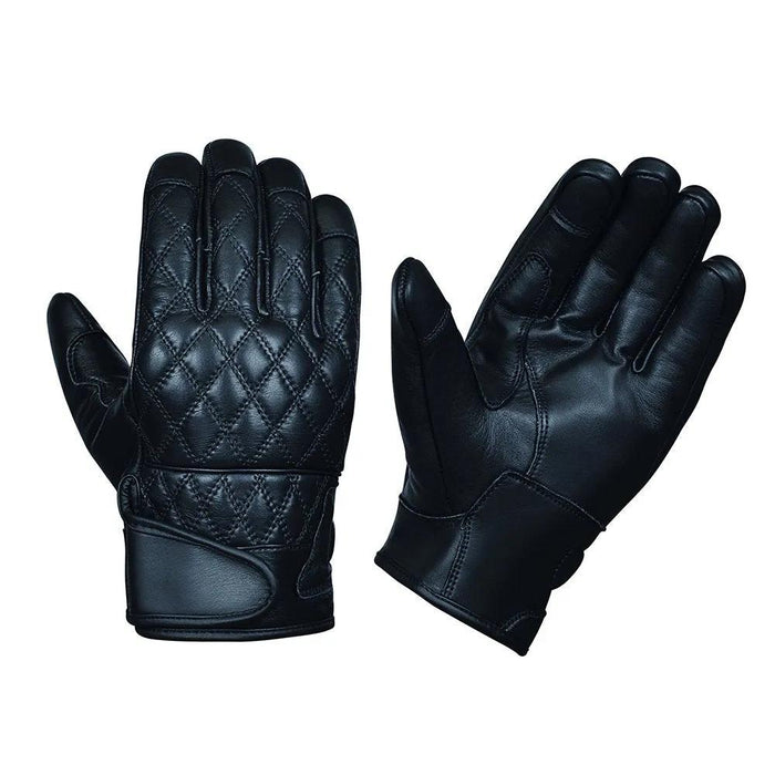 Diamondback - Men's Leather Motorcycle Gloves