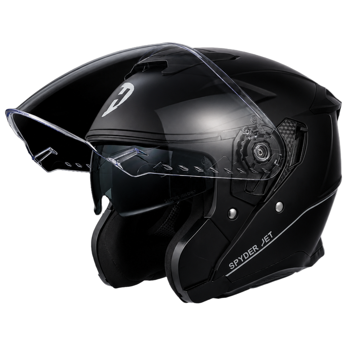 D.O.T. & ECE Daytona Spyder Jet- Dull Black