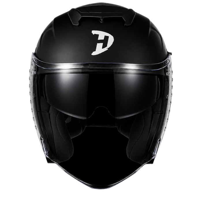 D.O.T. & ECE Daytona Spyder Jet- Dull Black