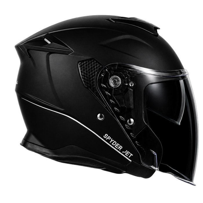 D.O.T. & ECE Daytona Spyder Jet- Dull Black