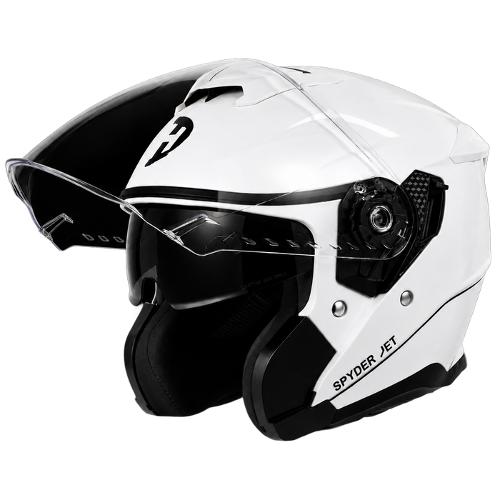 D.O.T. & ECE Daytona Spyder Jet- Hi-Gloss White