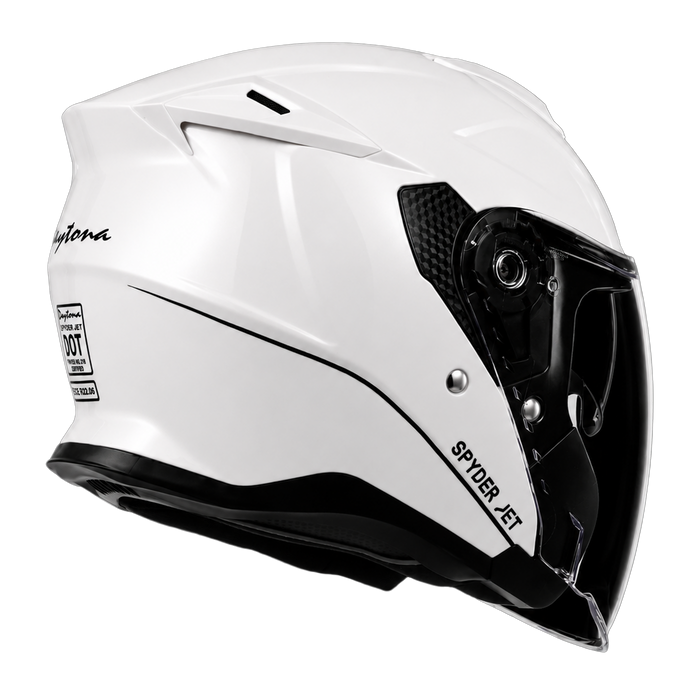 D.O.T. & ECE Daytona Spyder Jet- Hi-Gloss White