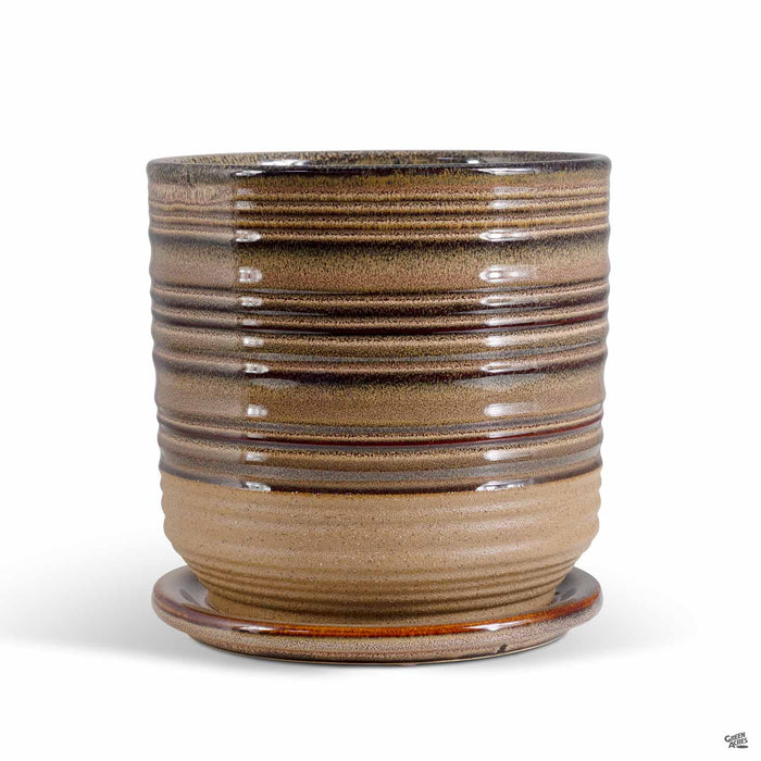 Ellora Planter Taupe 6.75 inch