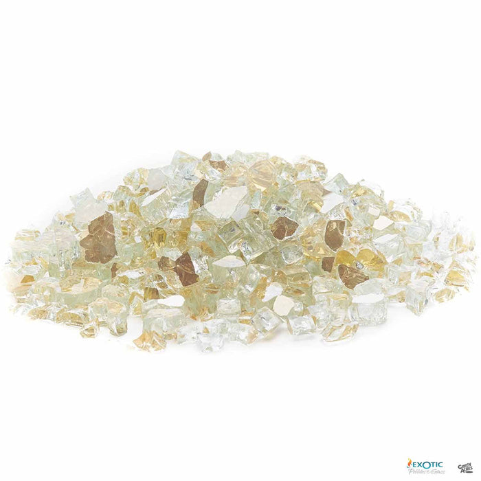 Exotic Fire Glass - Gold Reflective