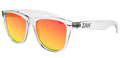 EZMT4 Minty Clear Frame, Smoked Crimson Mirrored lens