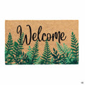 Fern Welcome Coir Door Mat