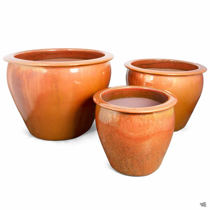 Fish Bowl Pot in Copper Group