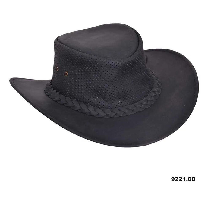 Frontier - Men's Perforated Leather Cowboy Hat
