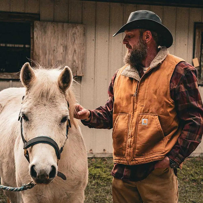 Frontier - Men's Perforated Leather Cowboy Hat