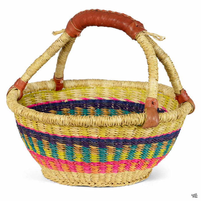Fruit Basket (Pink-Navy, Teal-Natural-Yellow, Pink-Orange)