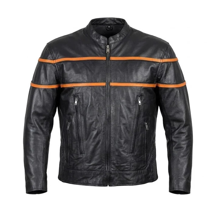 Fury - Men's Premium Leather Motorcycle Jacket