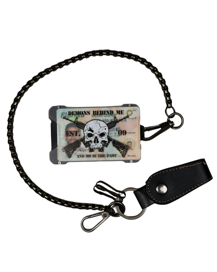 "Gambler" Wallet w/Chain Clip & ID Holder (wallet chain sold separately)