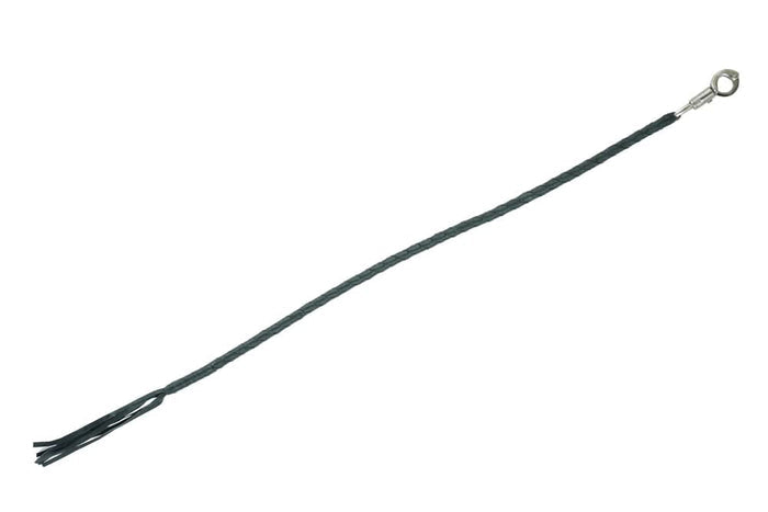 GBW21 Leather Biker Whip - Black
