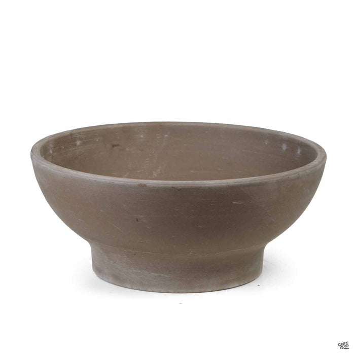 German Planter Bowl Clay Pot Chocolate Marbled small