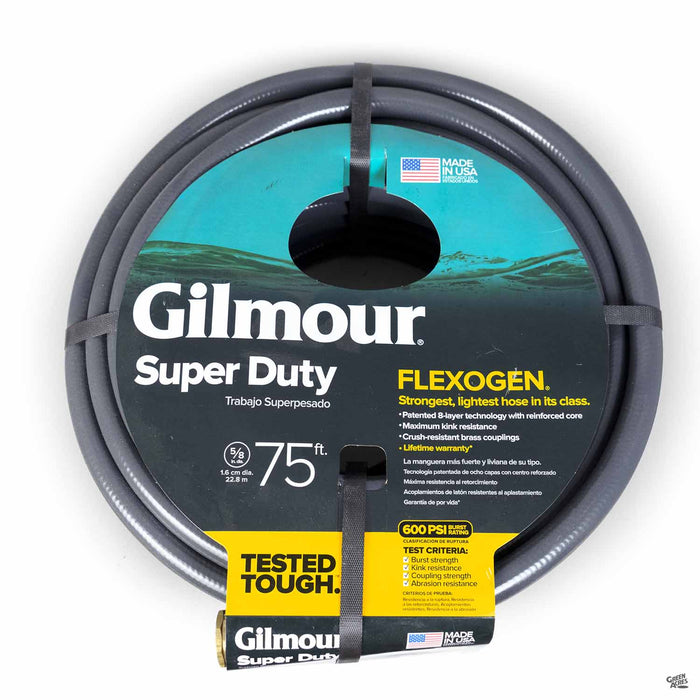 Gilmour Super Duty Flexogen Hose 5/8 inch by 75 foot