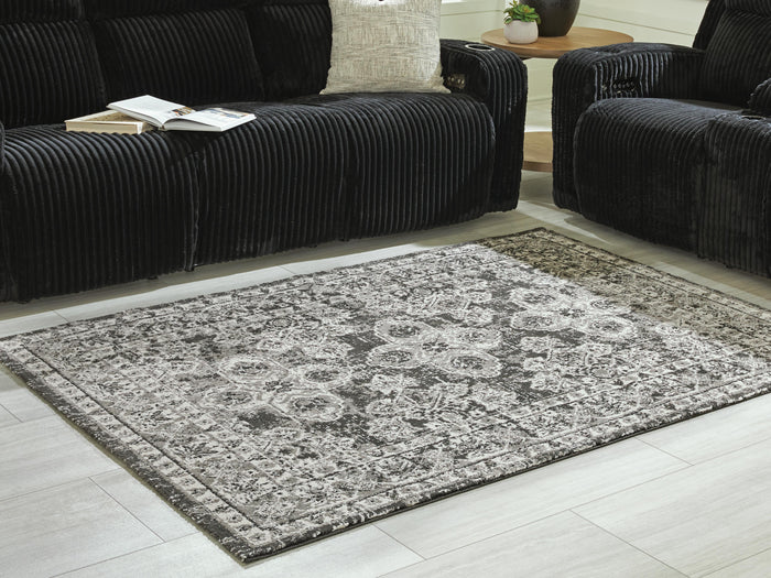 Glennisman Rugs Collection - Black/Gray/Ivory