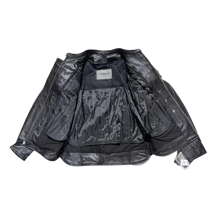 Goose - Premium Men's Leather Motorcycle Jacket