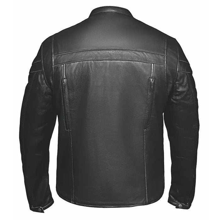Goose - Premium Men's Leather Motorcycle Jacket