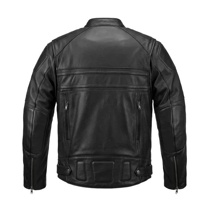 Grizzly - Men's Ultra Leather Motorcycle Jacket