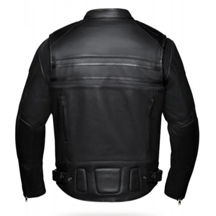 Grizzly - Men's Ultra Leather Motorcycle Jacket
