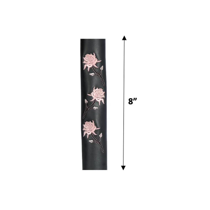 Hair Accessory Adorned with embroidered pink roses