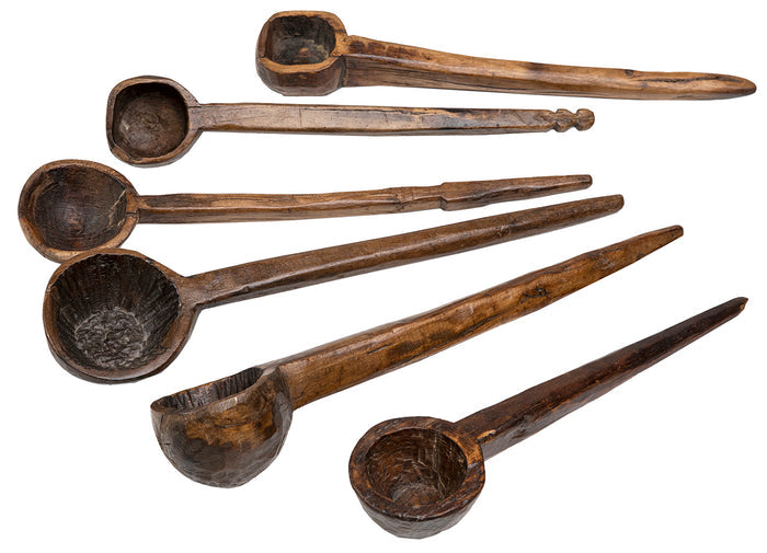 Hand carved Spoon Set of 6