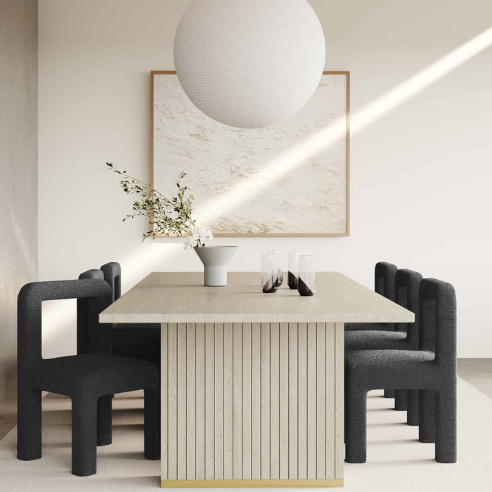 Hazel Boucle Dining Chair