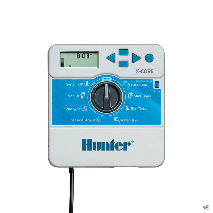 Hunter XC Indoor Controller with either 4, 6, or 8 stations