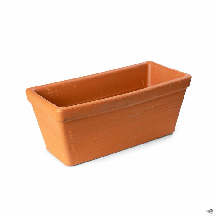 Terracotta Italian Lined Window Box 12 inch