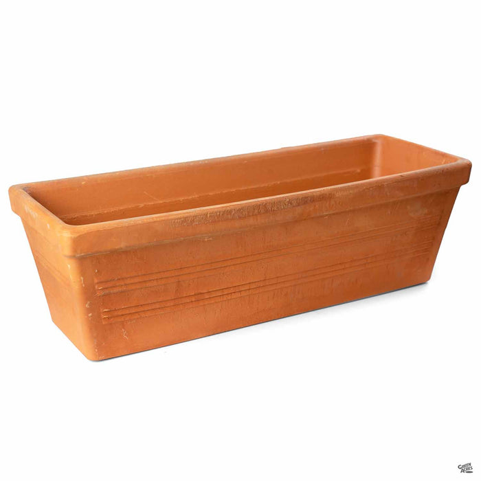 Terracotta Italian Lined Window Box 20 inch
